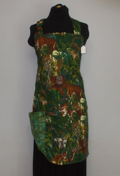 Reversible Adult Apron - Animals