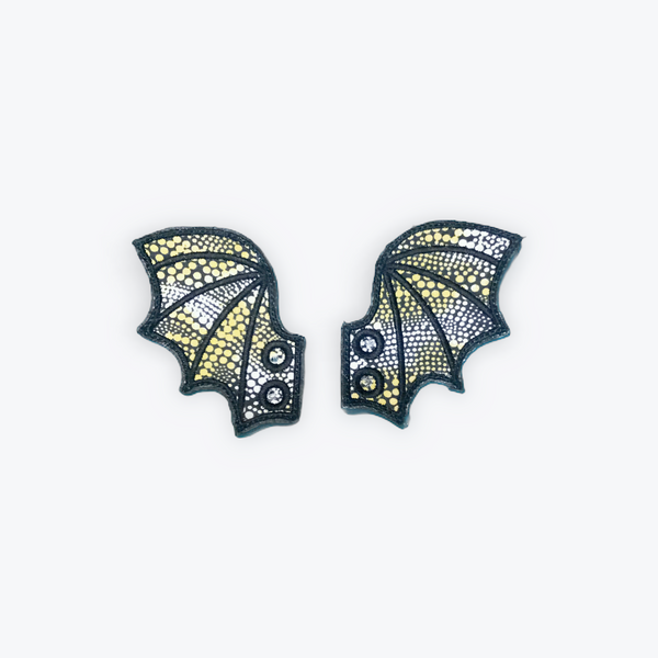 Embroidered Shoe Wings