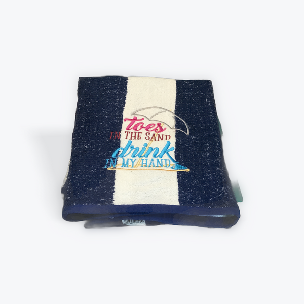 Embroidered Beach Towel