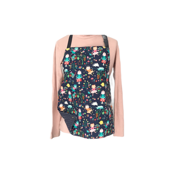 Reversible Childrens Apron - It's An Animal World