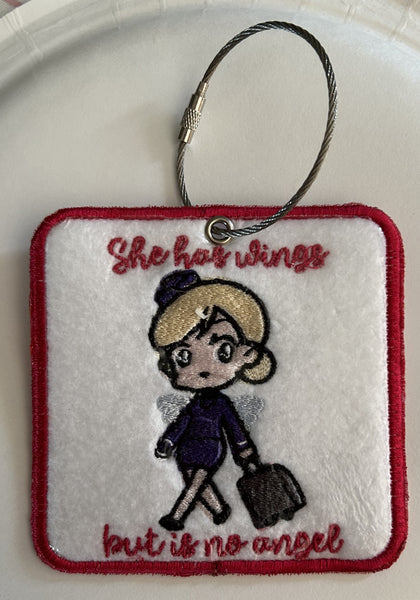 Angel Luggage Tag