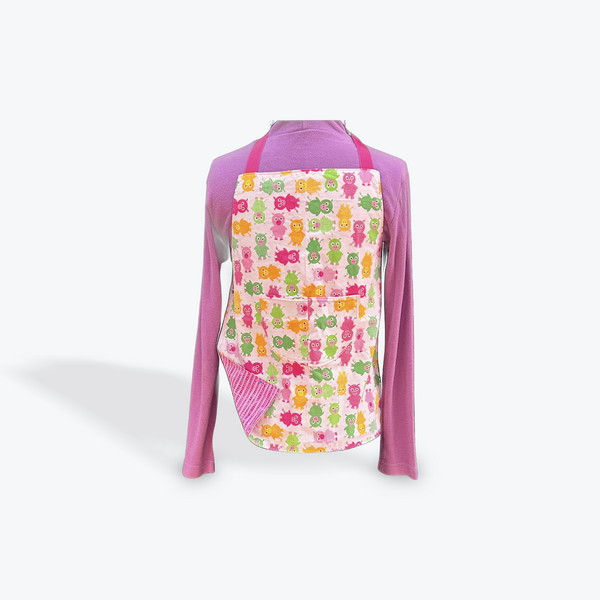Reversible Childrens Apron - It's An Animal World