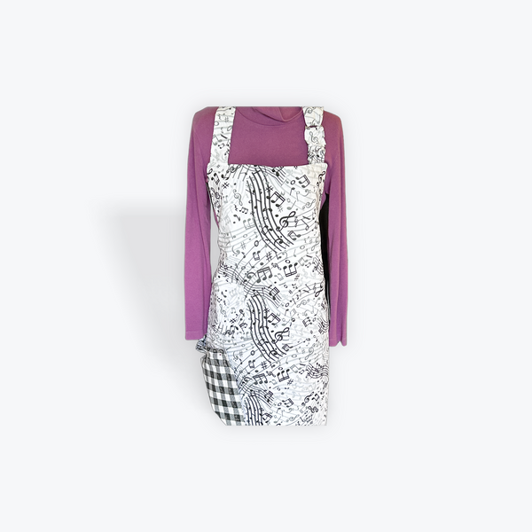 Reversible Adult Apron - Music