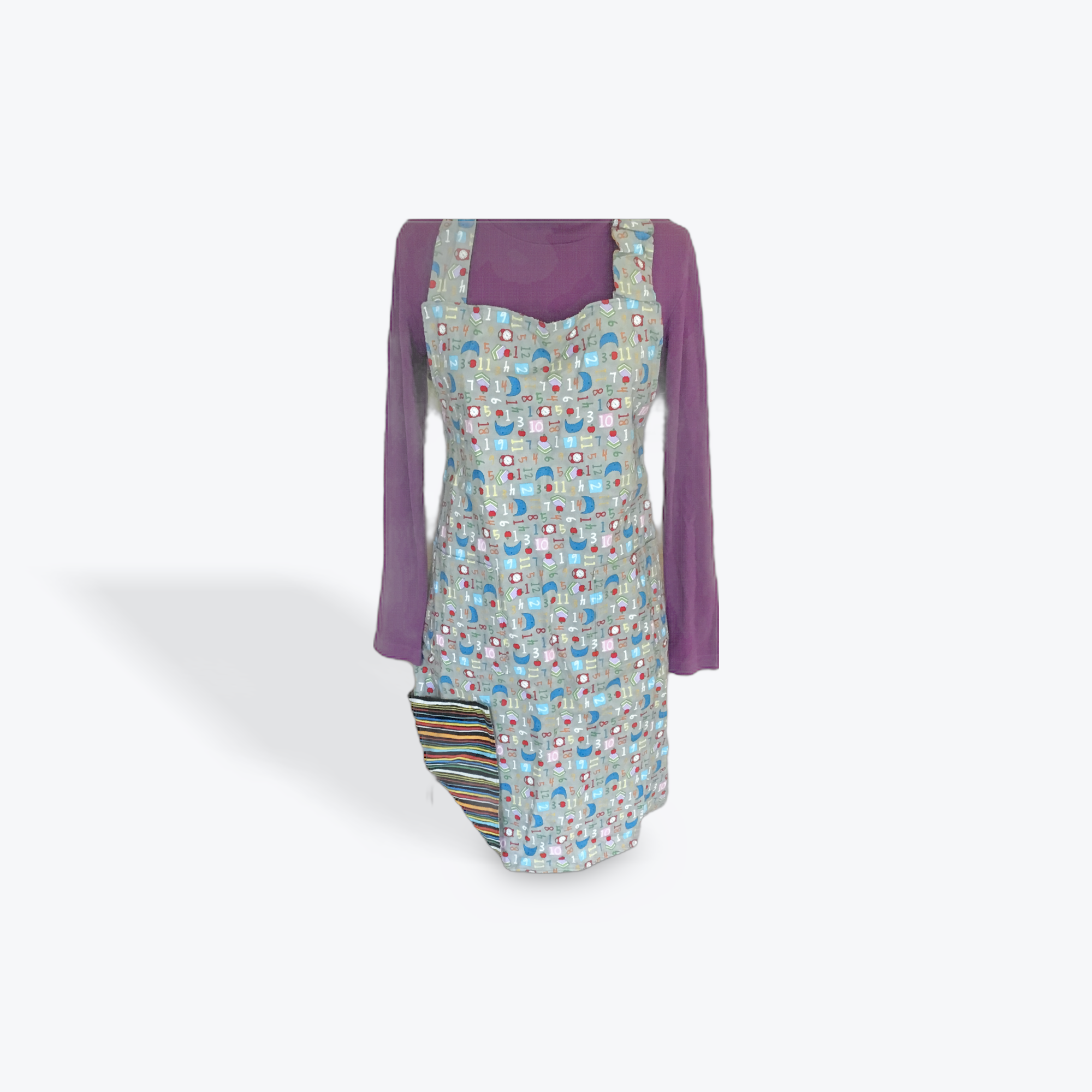 Reversible Adult Apron - School Is in Session