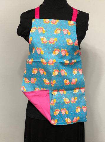Reversible Childrens Apron - It's An Animal World