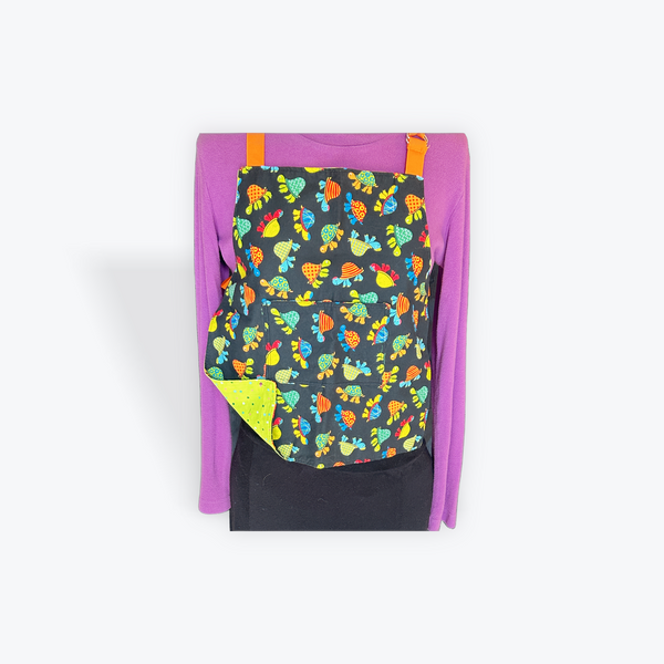 Reversible Childrens Apron - It's An Animal World