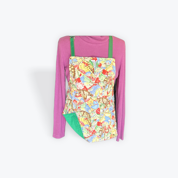 Reversible Childrens Apron - It's An Animal World