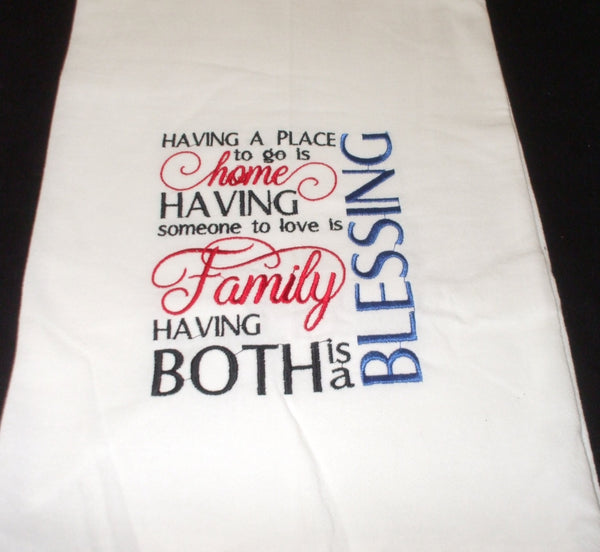 Flower Sack Towel
