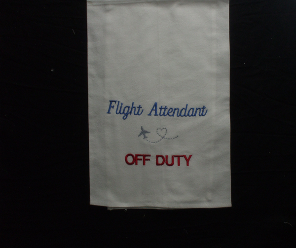 Embroidered Towels - Flour Sack Tea Towels - Aviation Themes