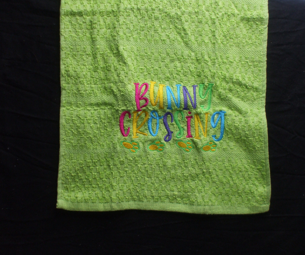 Embroidered Towel - Terry - Varied Styles