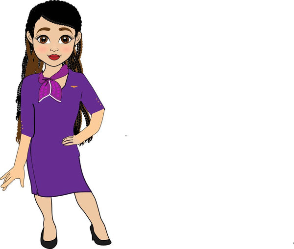 Luggage Tag - Flight Attendant