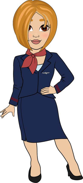 Luggage Tag - Flight Attendant