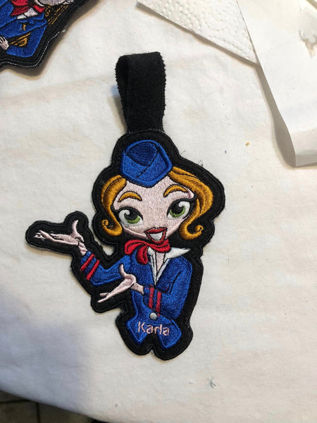 Luggage Tag - Flight Attendant