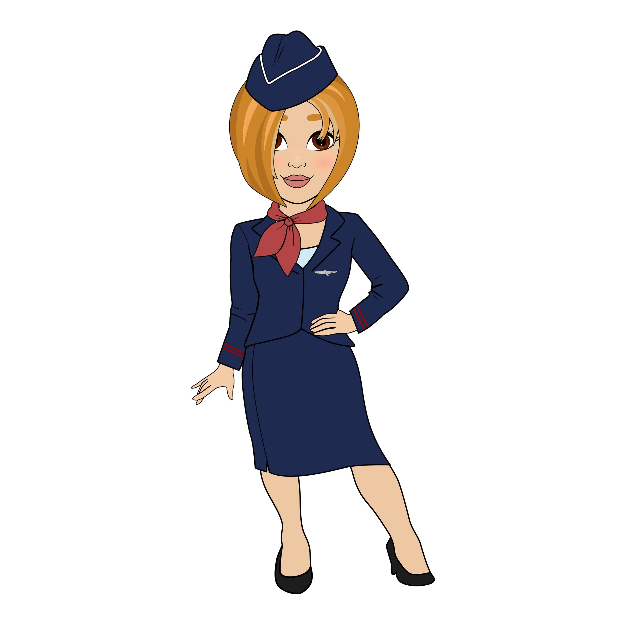 Luggage Tag - Flight Attendant