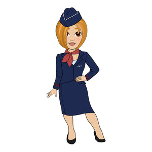 Luggage Tag - Flight Attendant